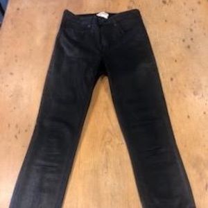 L'Agence Coated jeans, Size 26, black